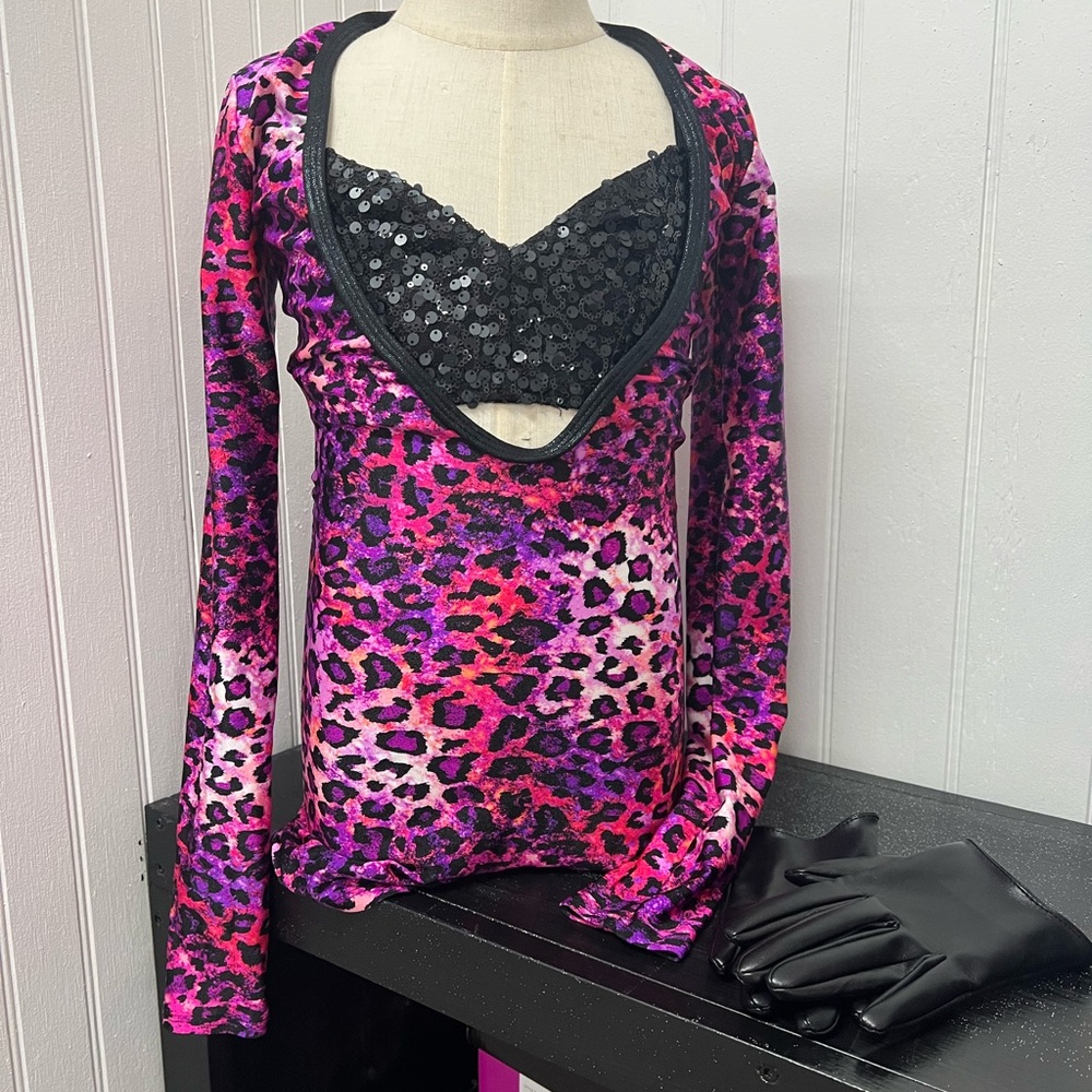 Sassy Jazz Costume with gloves